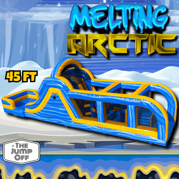 Melting Arctic Obstacle 45ft (Water or Dry Slide)