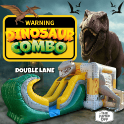 Dinosaur Bounce House Combo (Water or Dry Slide)