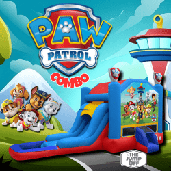 Paw Patrol Bounce House Combo (Water or Dry Slide)
