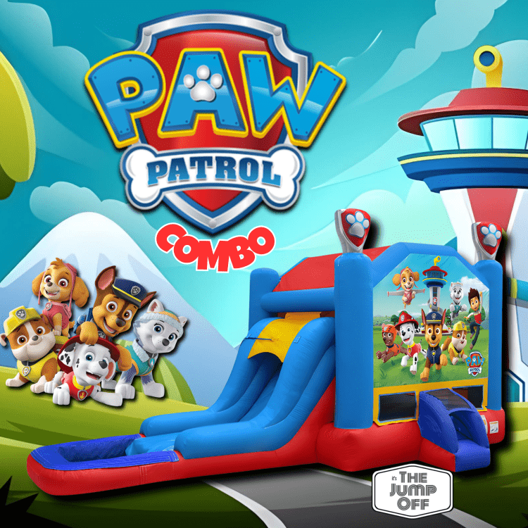 Paw Patrol Bounce House Combo (Water or Dry Slide) Paw Patrol Bounce House Combo (Water or Dry Slide)