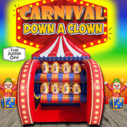 Carnival Game Down A Clown Inflatable