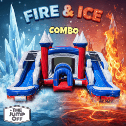 Fire & Ice Double Slide Combo (Water or Dry Slide)